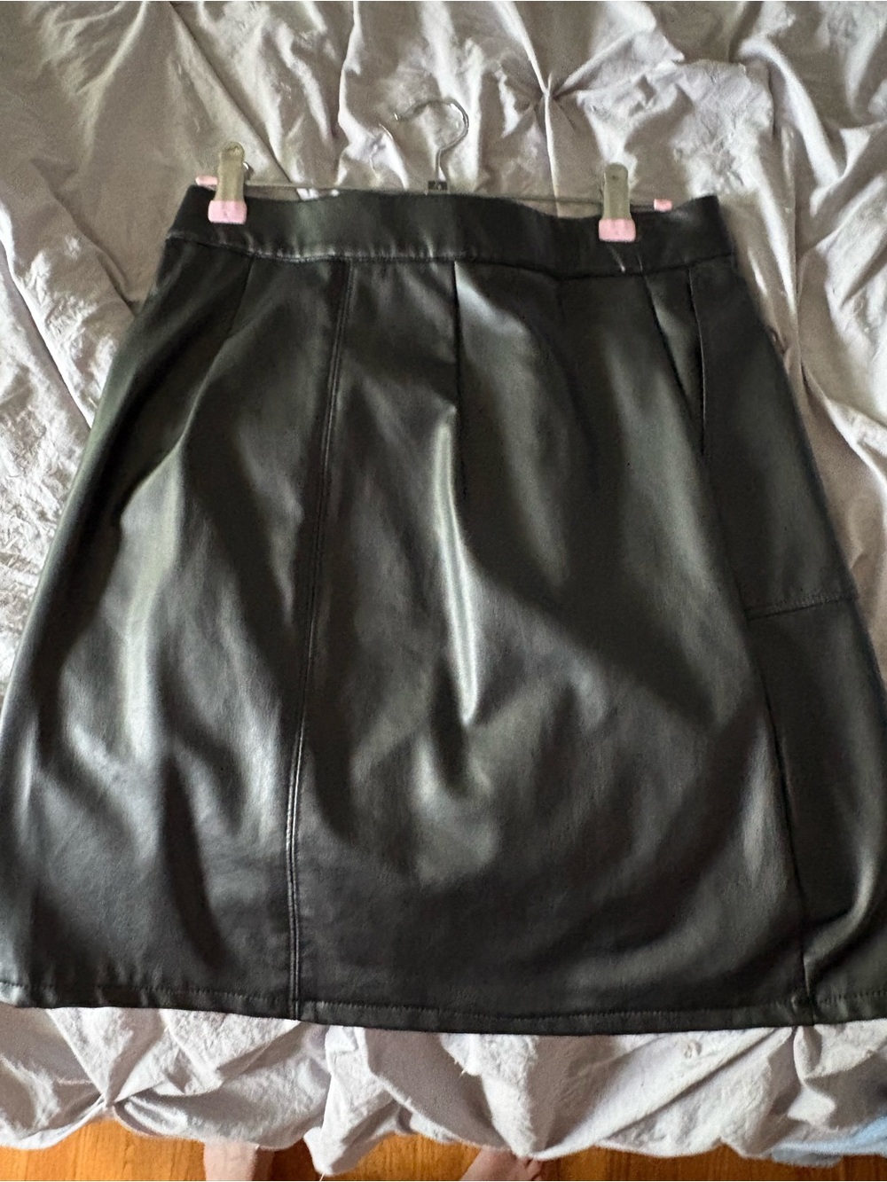Maurices Faux Leather A-Line Skirt - Picture 4 of 5